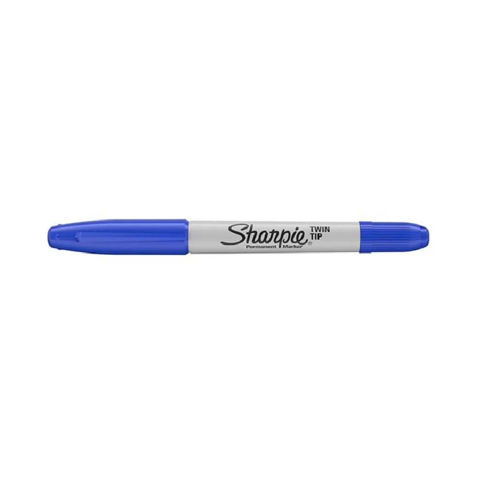CANETA PERMANENTE PONTA DUPLA AZUL 1805637 SHARPIE
