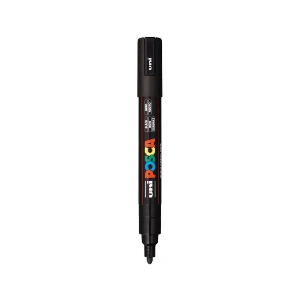 CANETA POSCA PC-5M 1.8-2.5 MM PRETA UNIBALL
