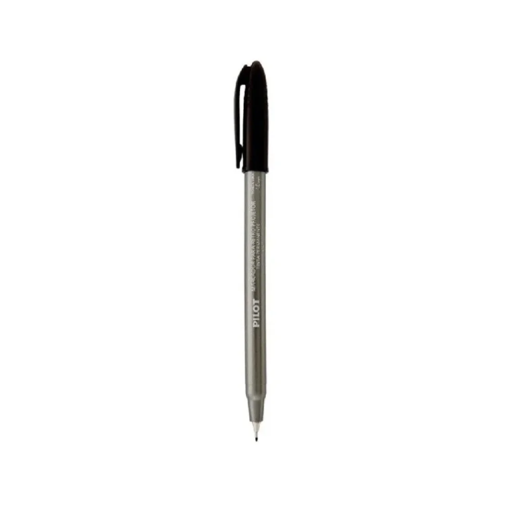 CANETA RETROPROJETOR 1.0 MM PRETA PILOT