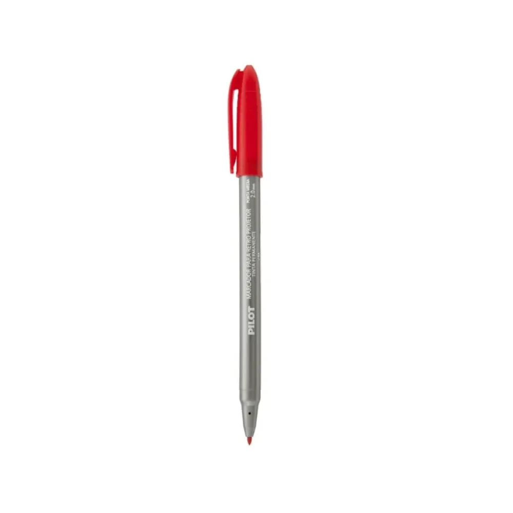 CANETA RETROPROJETOR 2.0 MM VERMELHO PILOT