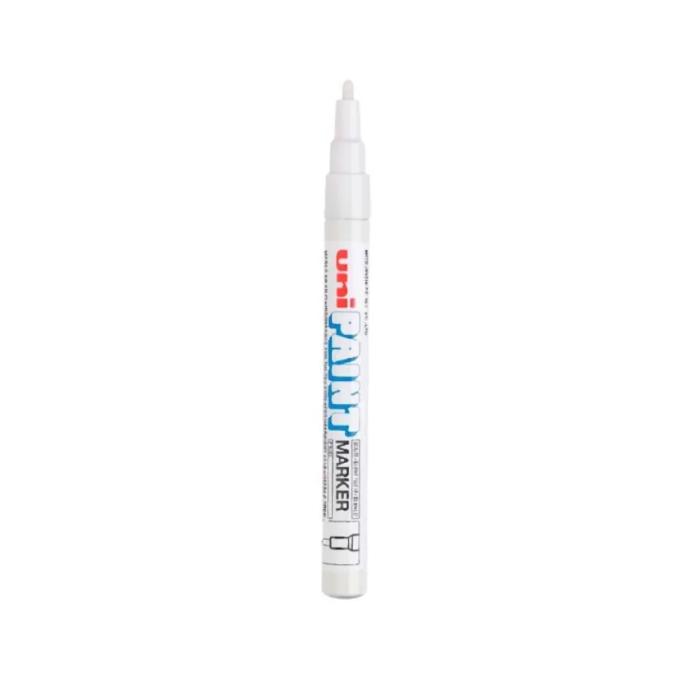 CANETA UNI PAINT MARKER 0.8-1.2 MM PX-21 BRANCO UNIBALL