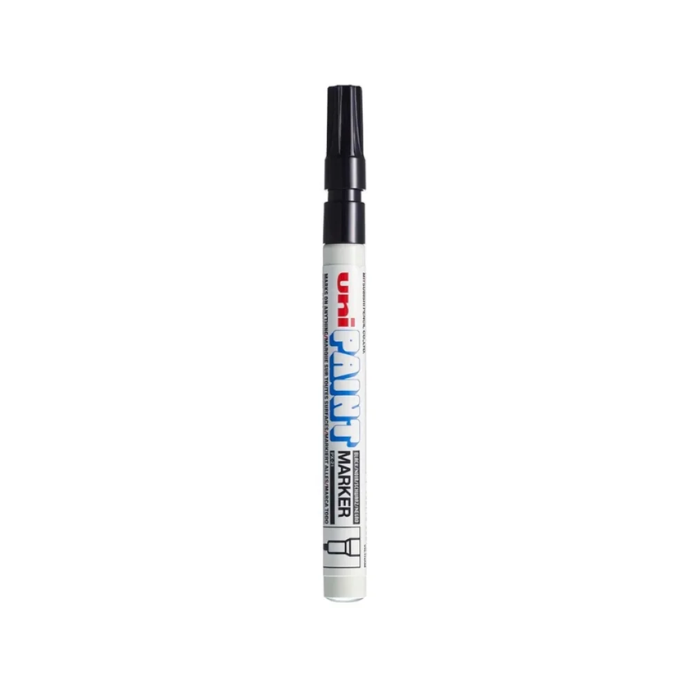CANETA UNI PAINT MARKER 0.8-1.2 MM PX-21 PRETO UNIBALL