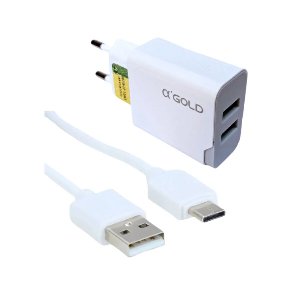 CARREGADOR P/ CELULAR ENERGIA TIPO (C) CA19-3 A GOLD