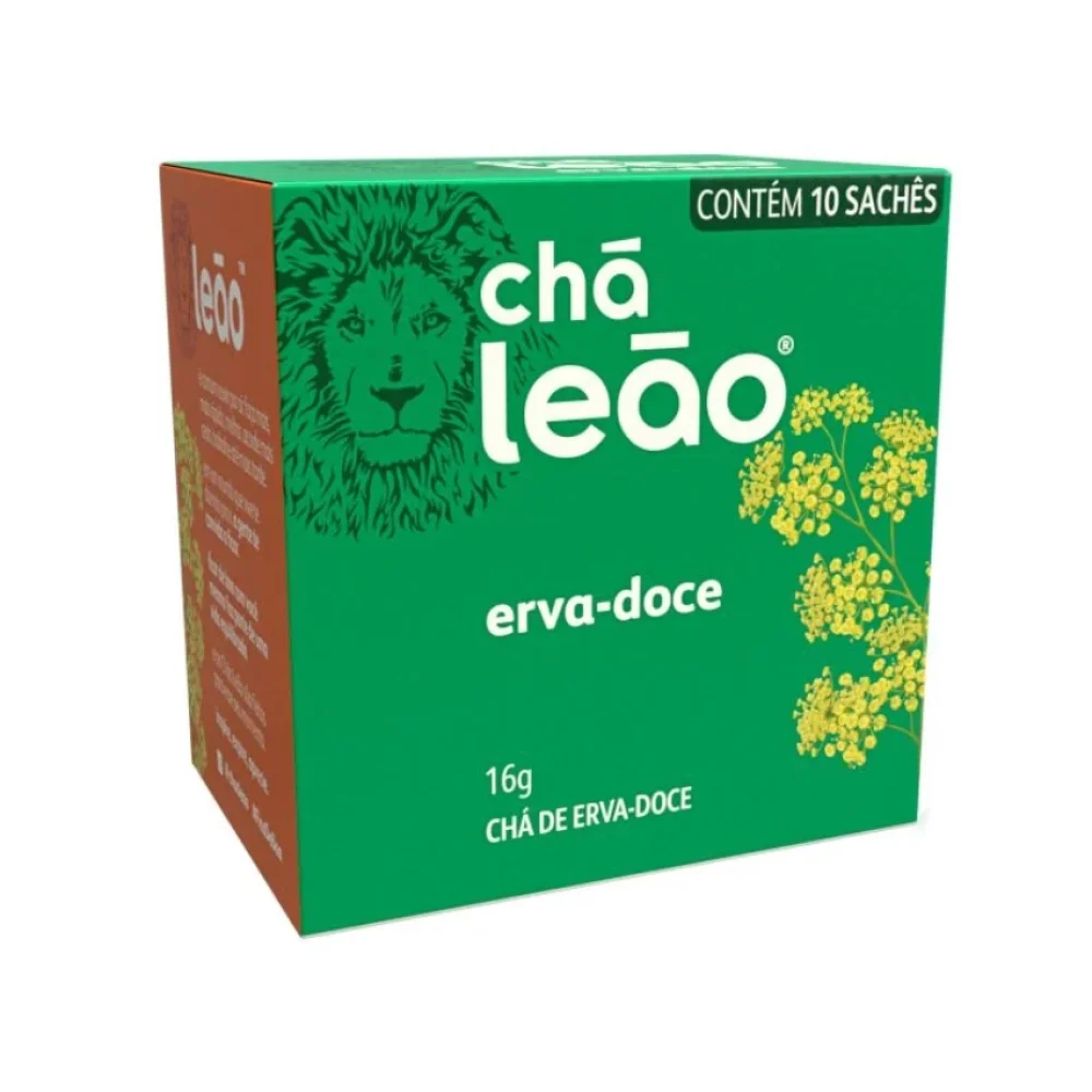CHÁ ERVA DOCE C/ 10 SAQUINHOS LEÃO