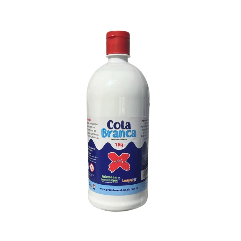 COLA BRANCA LÍQUIDA 1 KG MAKE+