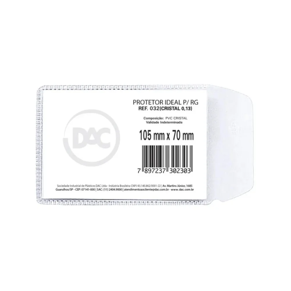 PROTETOR PARA RG 70 X 105 MM REF 032 DAC