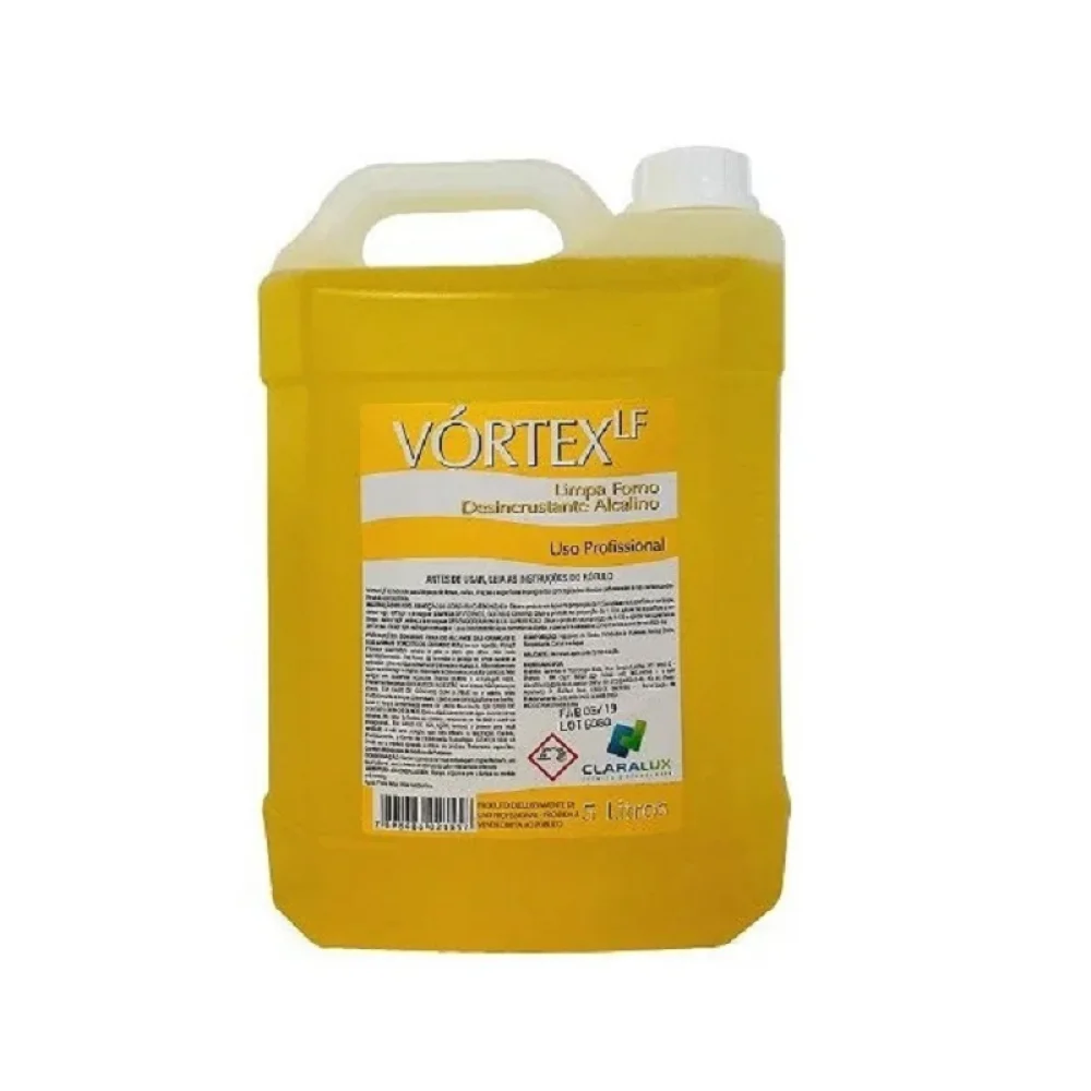 DESINCRUSTANTE ALCALINO LIMPA FORNOS 5L VORTEX CLARALUX