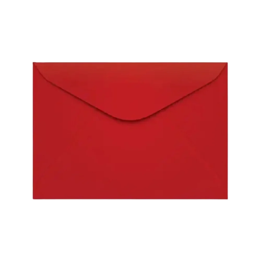 ENVELOPE 11 X 16 CM 80G VERMELHO UNIDADE SCRITY