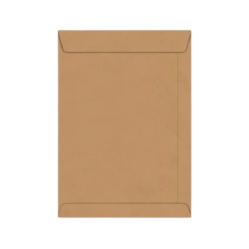 ENVELOPE 17 X 25 CM KRAFT 80G C/ 5 UN