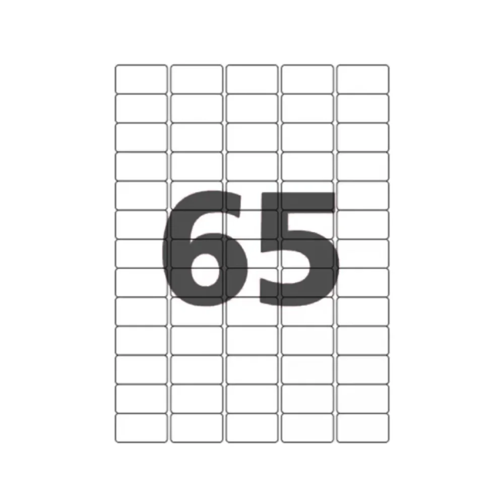 ETIQUETA A4 351 C/ 100 FLS MAXPRINT - 351 (65)