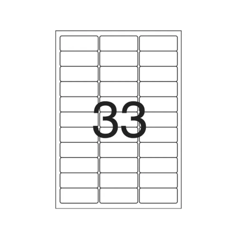 ETIQUETA A4 356 C/ 100 FLS MAXPRINT - 356 (33)