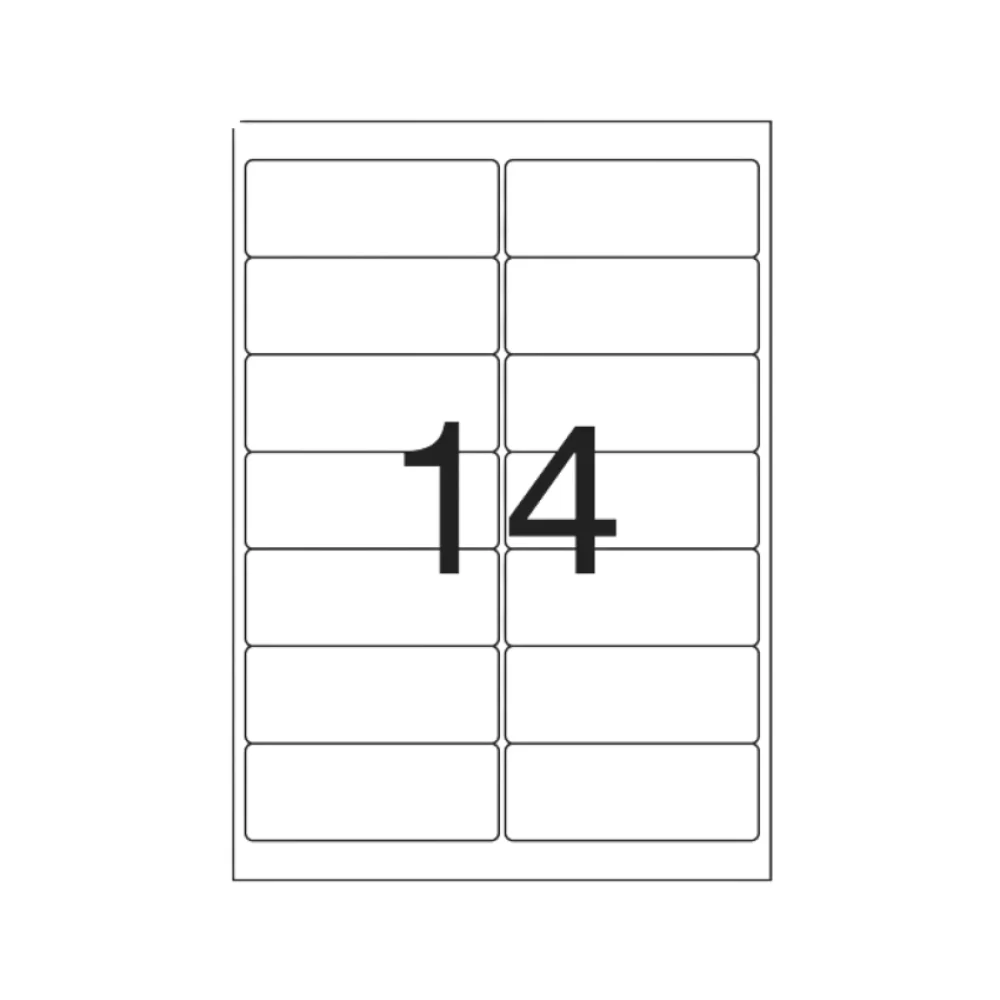 ETIQUETA A4 CA4363 C/ 100 FLS COLACRIL- 363 (14)