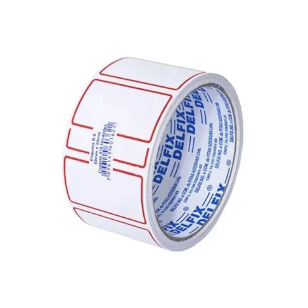 ETIQUETA ADESIVA 30 MM X 50 MM C/ 316 ETQ R-6 DELFIX