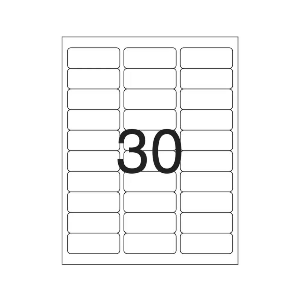 ETIQUETA CARTA 6180 C/ 100 FLS JUSSARA 6180 (30)