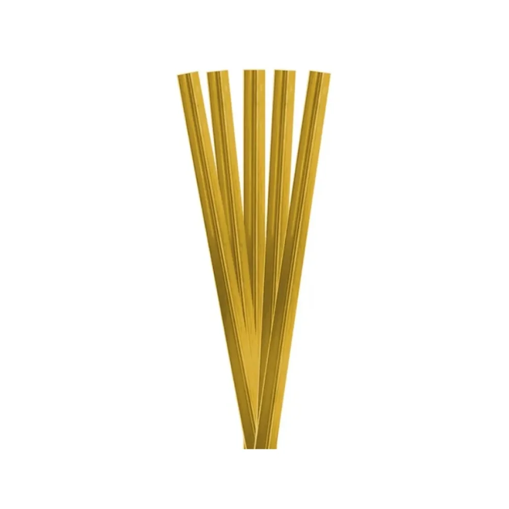 FECHO PRÁTICO 4 MM X 11 CM C/ 100 UN DOURADO CROMUS