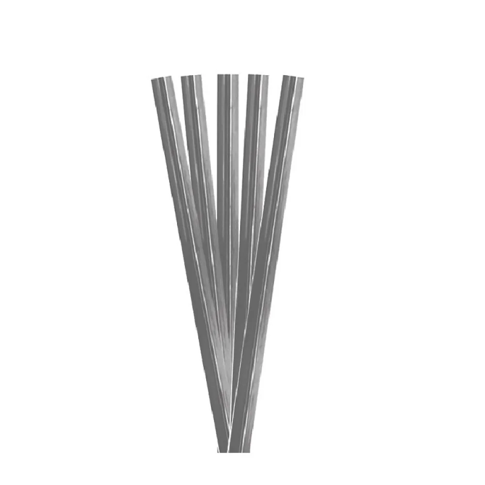 FECHO PRÁTICO 4 MM X 11 CM C/ 100 UN PRATA FOSCO CROMUS