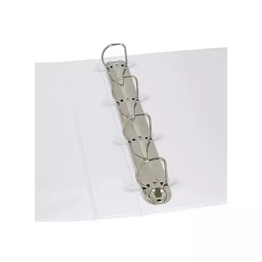 PASTA FICHÁRIO A-4 4 ARGOLAS PLASTIFICADA 60 MM BRANCA 1379 HEMON