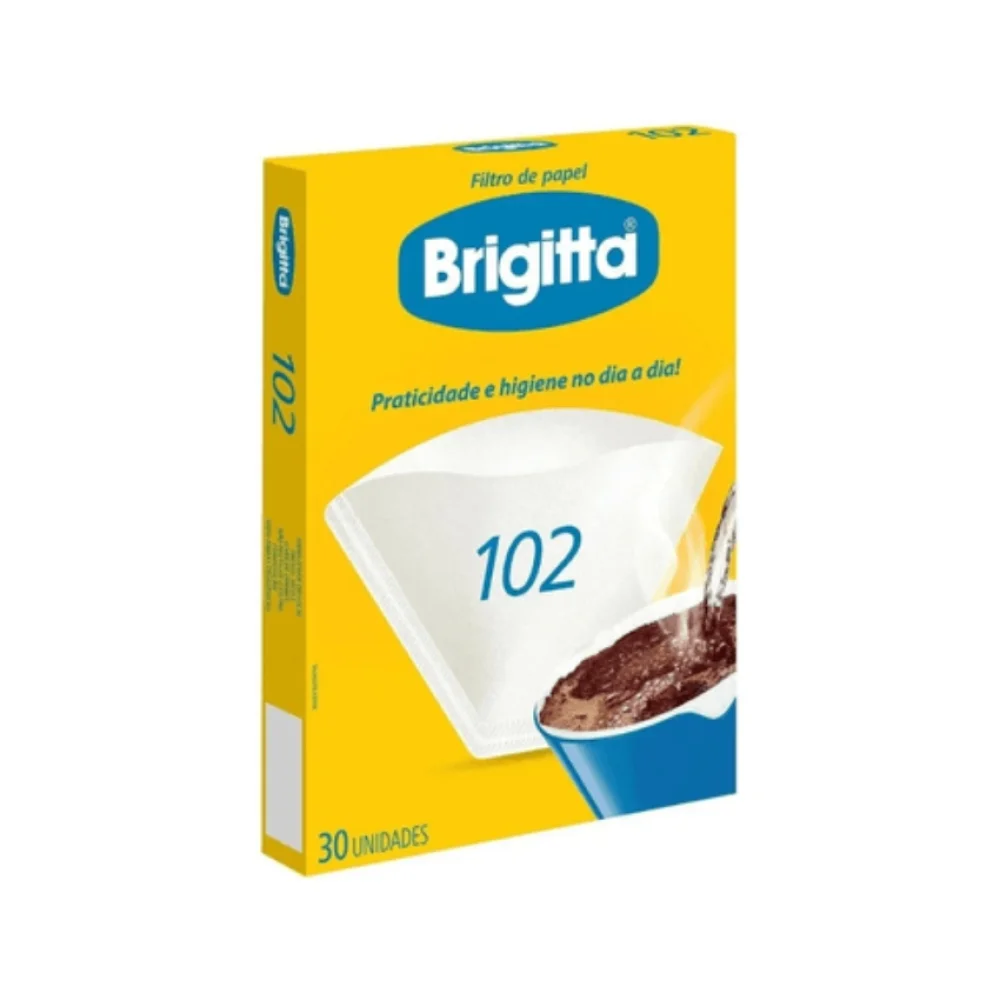 FILTRO P/ CAFÉ 102 C/ 30 UN BRIGITTA