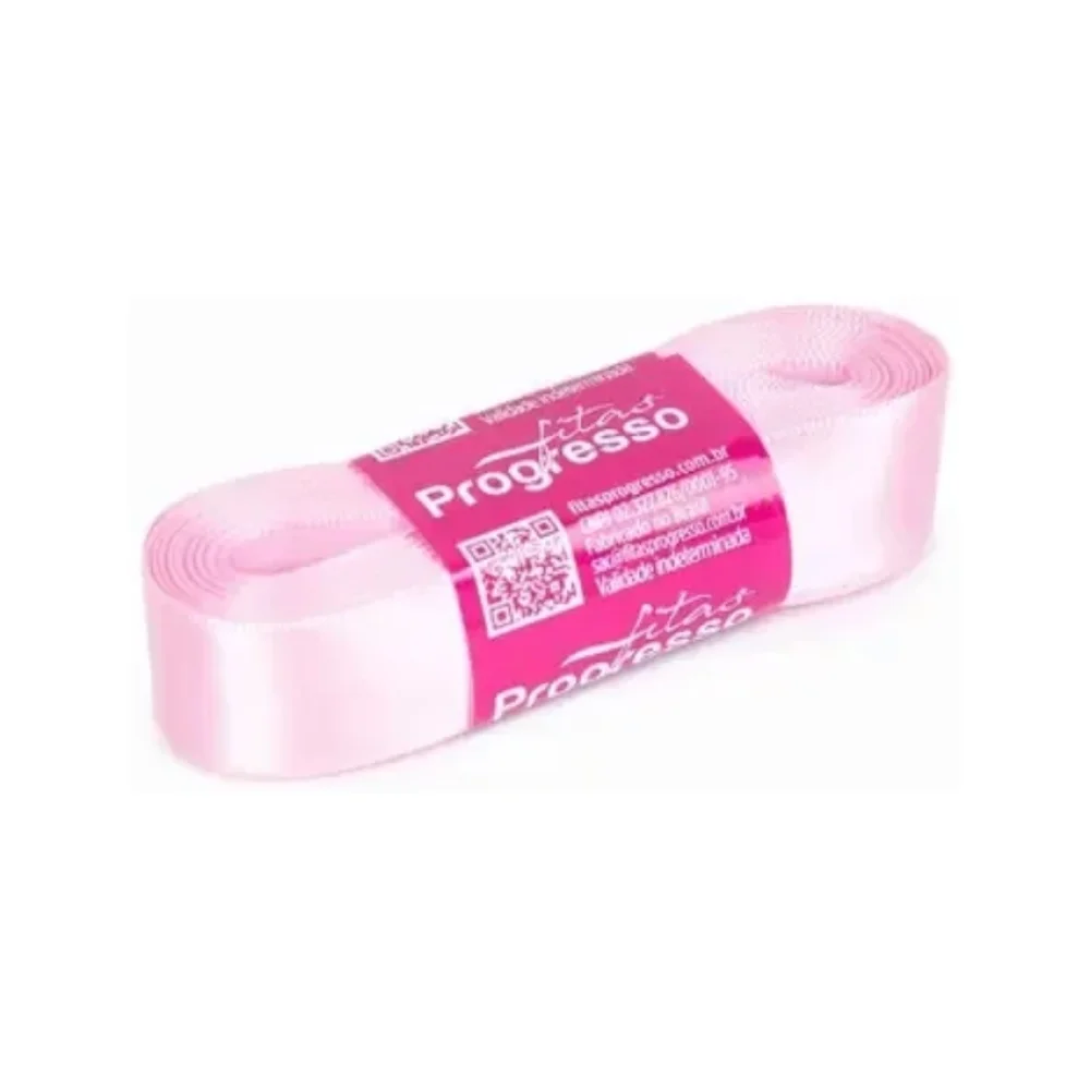 FITA CETIM Nº05 22 MM ROSA BEBE 206 C/ 10 MTS PROGRESSO