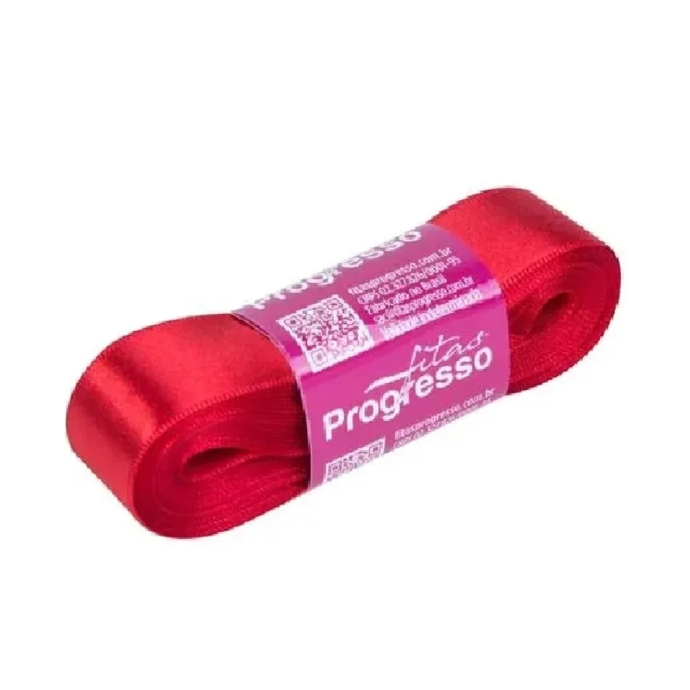 FITA CETIM Nº05 22 MM VERMELHO 209 C/ 10 MTS PROGRESSO