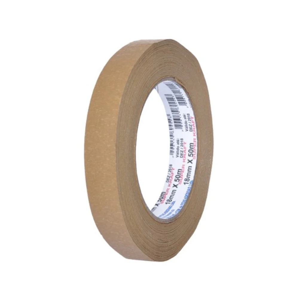 FITA CREPADA KRAFT 18 MM X 50 M DELFIX (72)