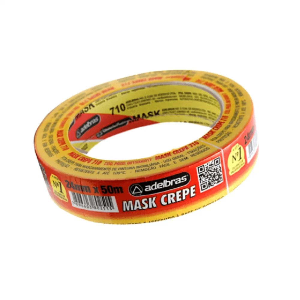 FITA CREPE 24 MM X 50 M 710 ADELBRAS (40)