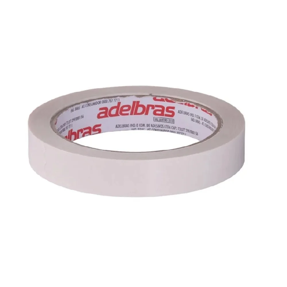 FITA DUPLA FACE 18 MM X 30 M PAPEL 430 AVULSA ADELBRA