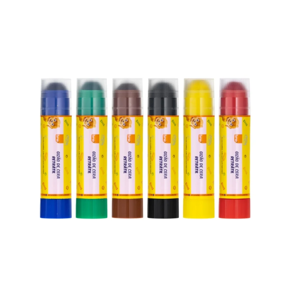 GIZ DE CERA BIG RETRATIL C/ 6 CORES GZ1207 BRW