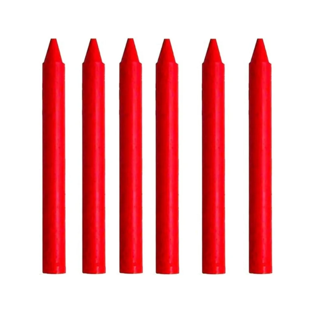 GIZ DE CERA ESTACA C/ 12 VERMELHO 091100507 ACRILEX
