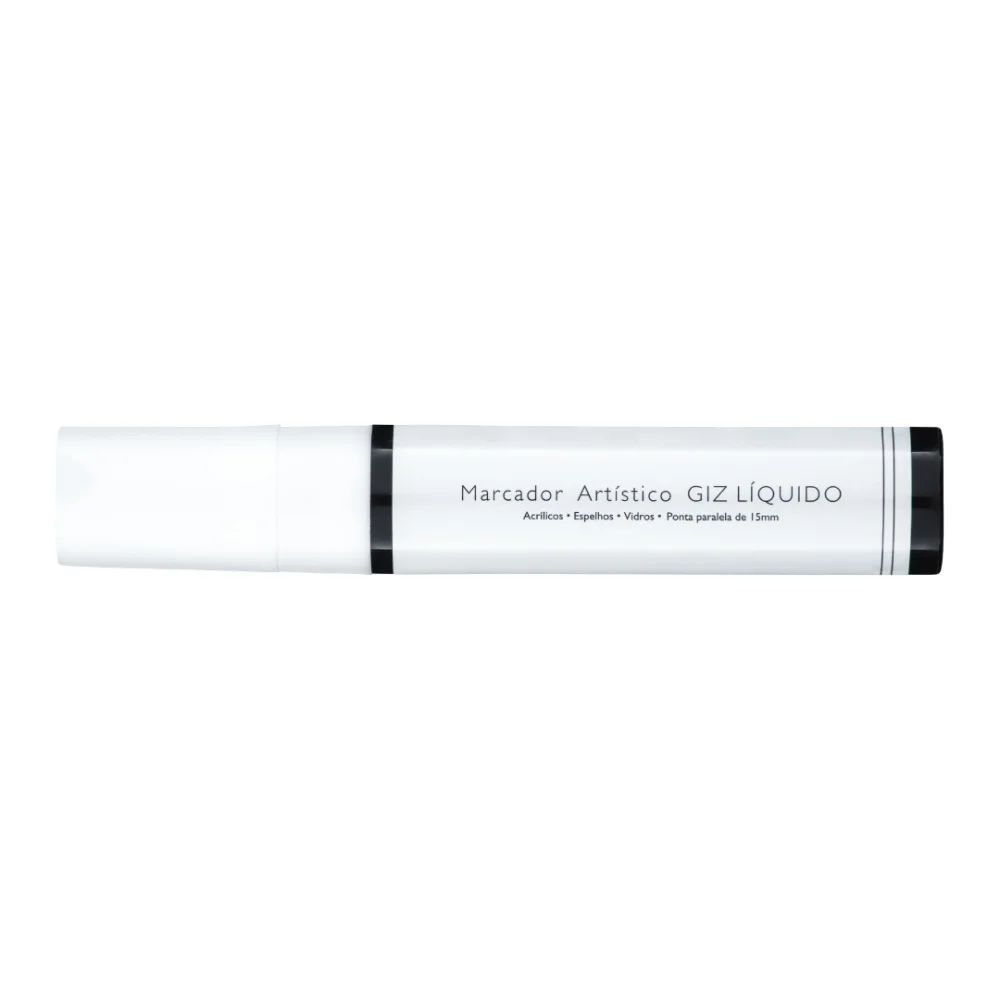 GIZ ESCOLAR LIQUIDO 15MM BRANCO GZ1507 BRW