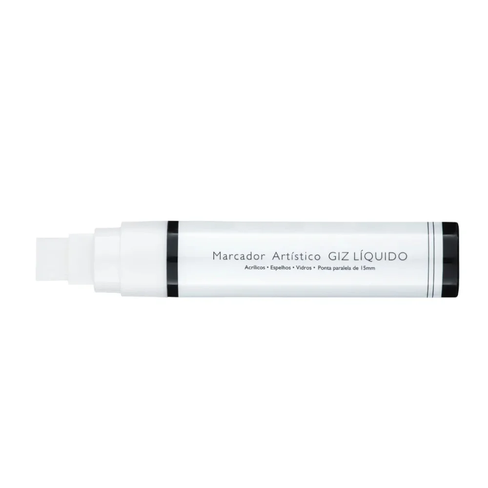 GIZ ESCOLAR LIQUIDO 15MM BRANCO GZ1507 BRW
