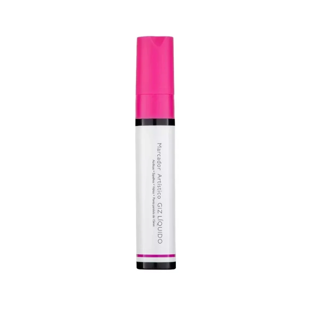 GIZ ESCOLAR LIQUIDO 15MM ROSA GZ1502 BRW