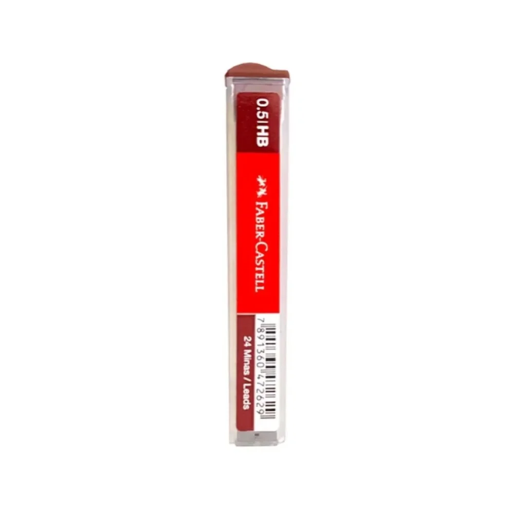 GRAFITE 0.5 MM HB C/ 24 MINAS FABER CASTELL
