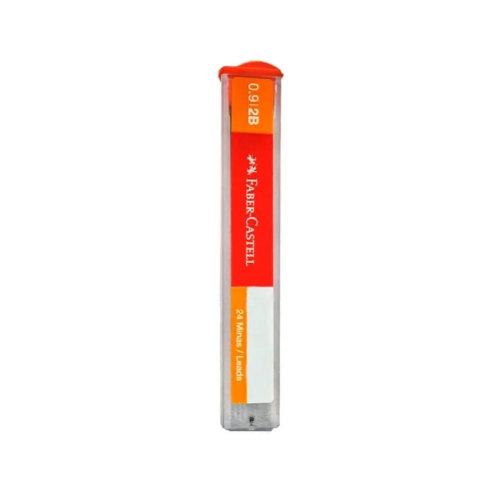 GRAFITE 0.9 MM 2B C/ 24 MINAS FABER CASTELL