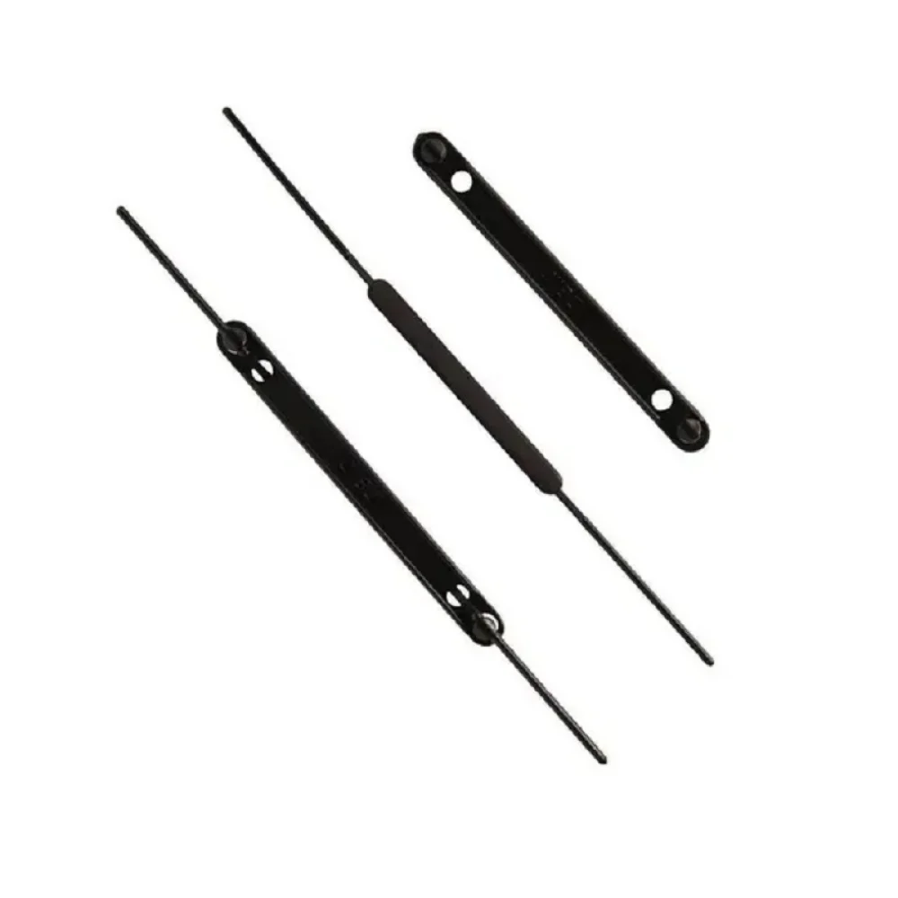 GRAMPO TRILHO PLASTICO 60 MM PRETO C/ 50 BACCHI