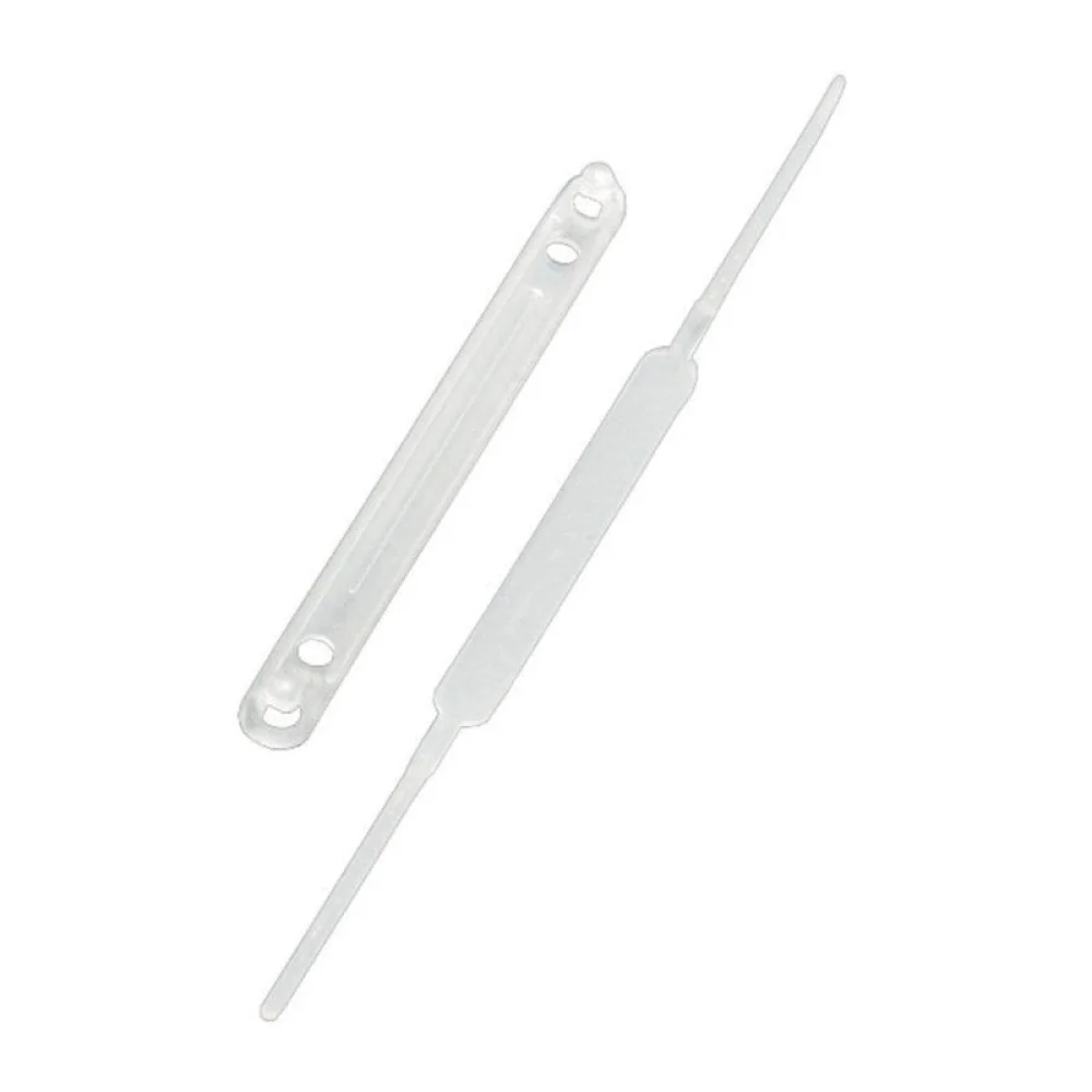 GRAMPO TRILHO PLASTICO 60 MM BRANCO C/ 50 UN BACCHI