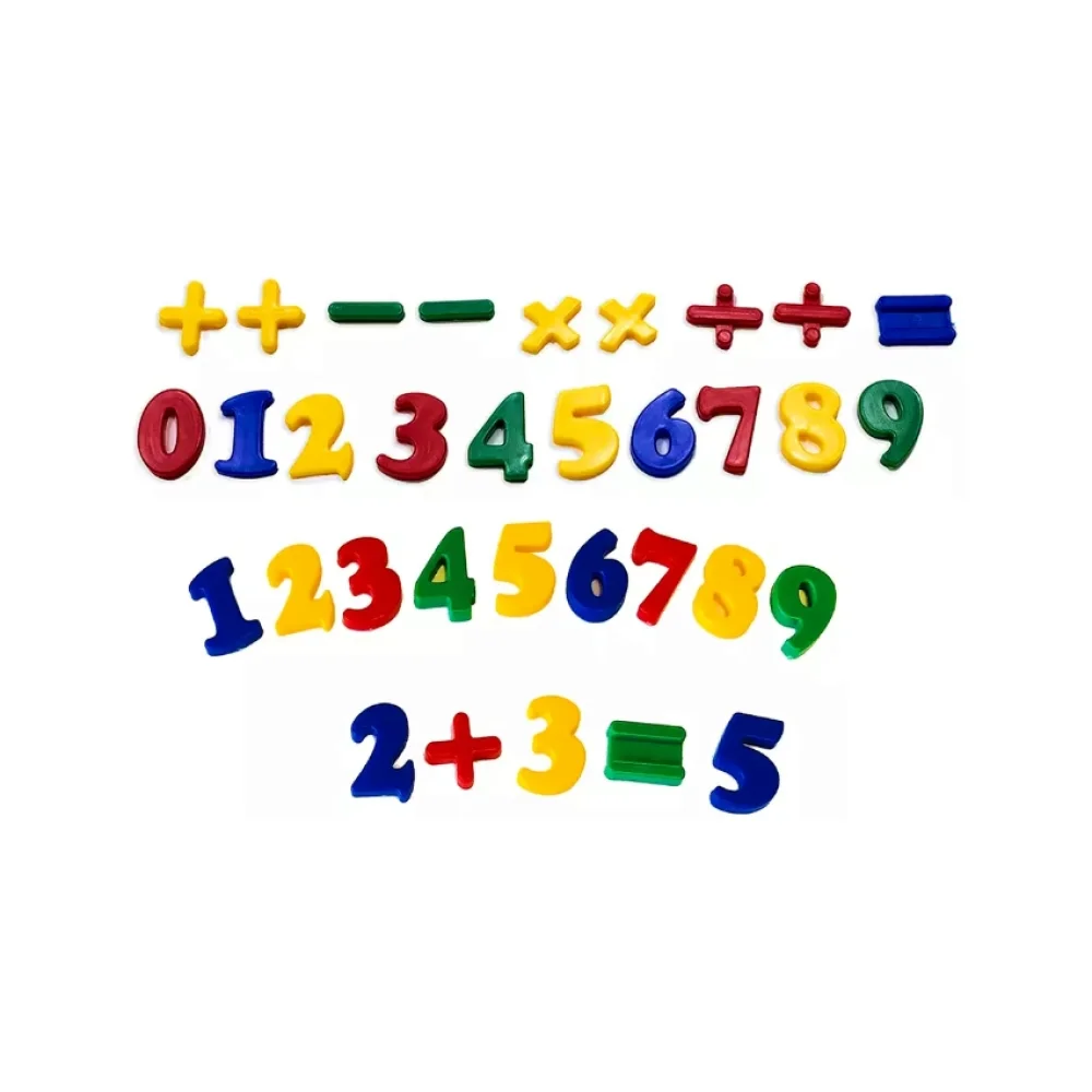 JOGO PEDAGÓGICO BRINCANDO C/ NUMEROS 56 PECAS PLASTICA 4743 PAIS E FILHOS