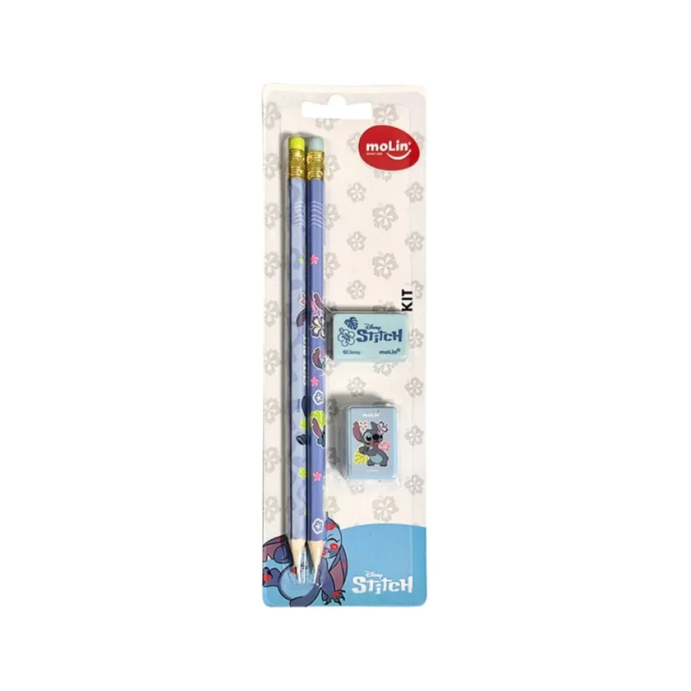 KIT ESCOLAR STITCH 4 PEÇAS 31316 MOLIN