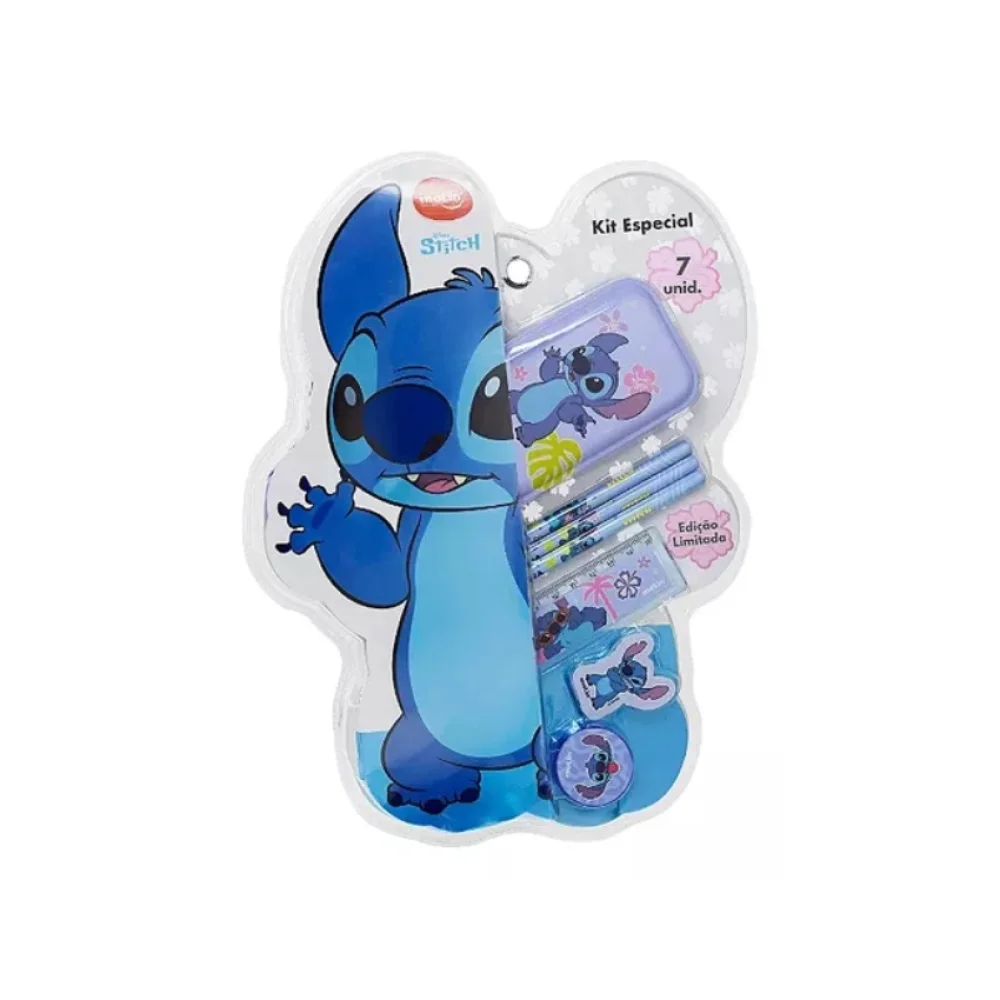 KIT ESCOLAR STITCH 7 PEÇAS 31317 MOLIN