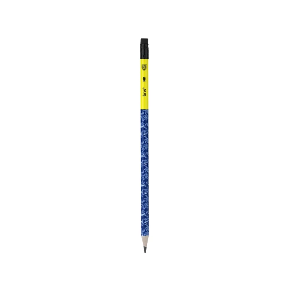 LAPIS GRAFITE HB N2 REDONDO C/ BORRACHA RAPTORS LP7210 BRW