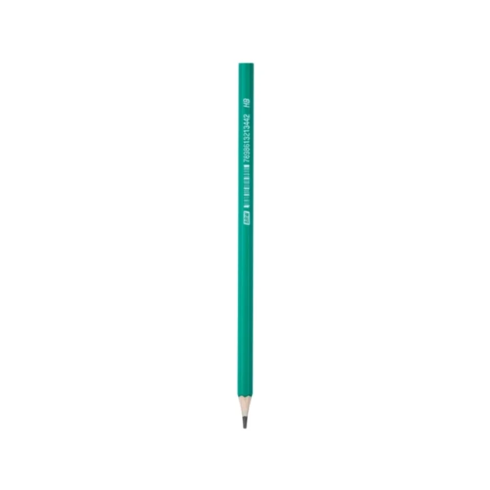LÁPIS GRAFITE HB N2 SEXTAVADO VERDE LP1442 BRW