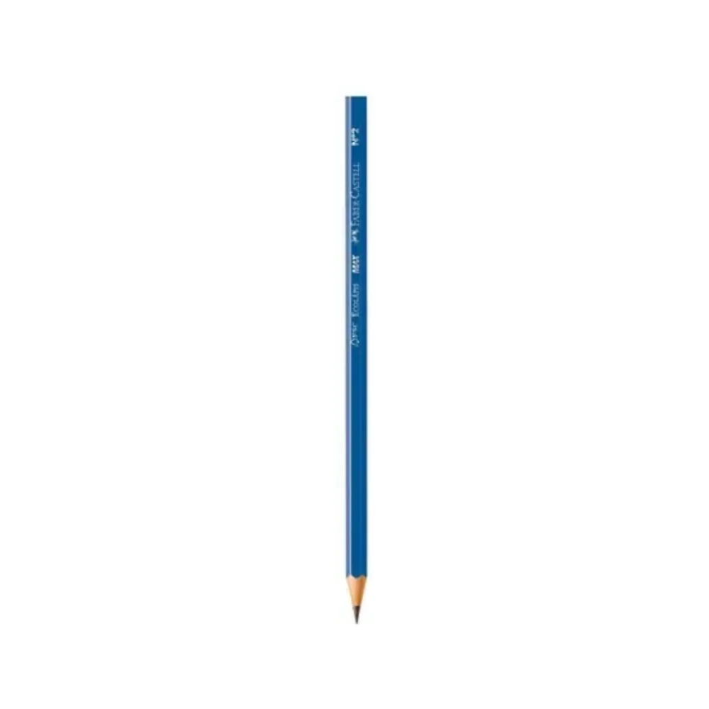 LAPIS GRAFITE HB Nº2 SEXTAVADO AZUL ECOLAPIS FABER CASTELL