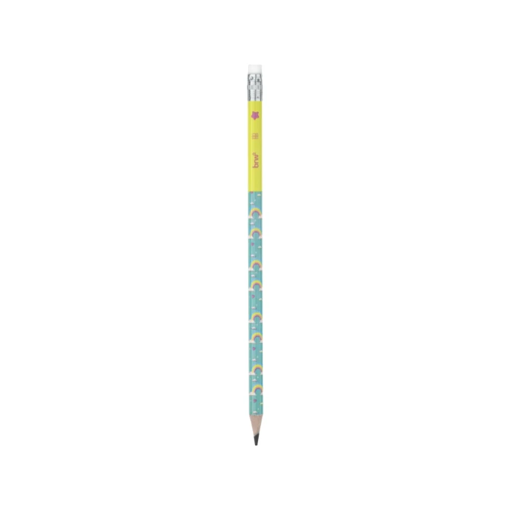 LAPIS GRAFITE HB N2 REDONDO C/ BORRACHA MAGIC LP7211 BRW