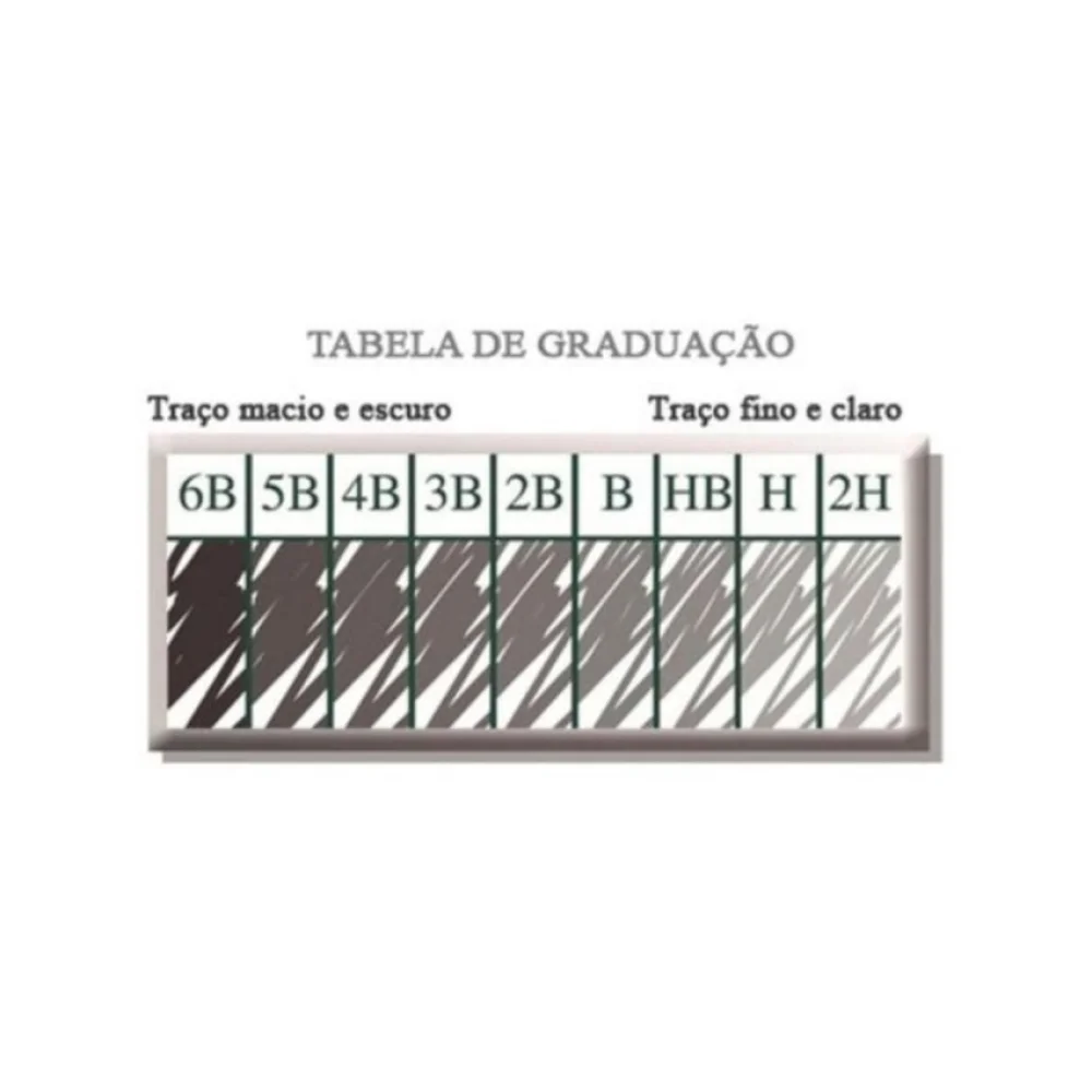 LÁPIS GRADUADO REGENTE 3B 9000 FABER CASTELL