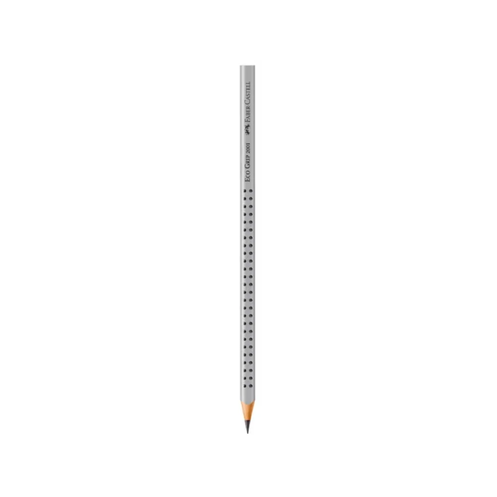LÁPIS TRIANGULAR GRIP 2001 CINZA FABER CASTELL