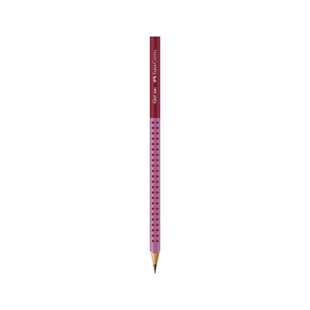 LÁPIS TRIANGULAR GRIP 2001 TWO TONE ROSA FABER CASTELL