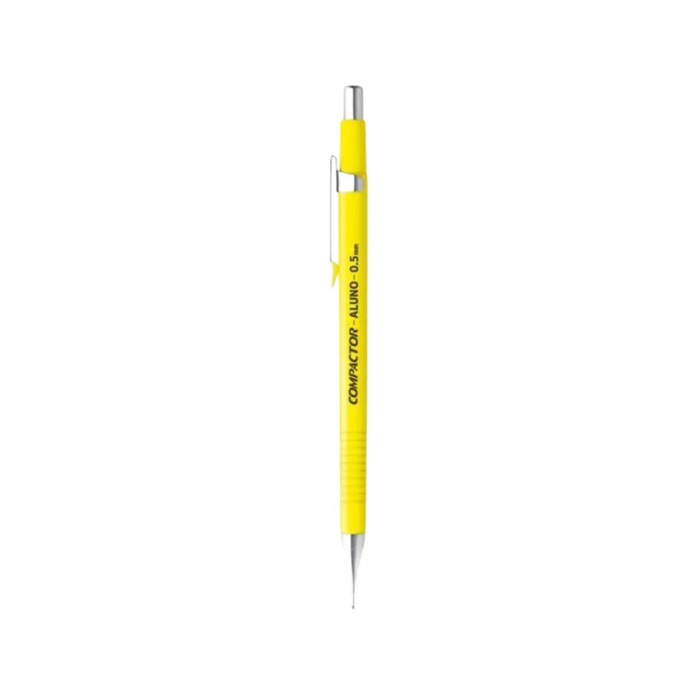 LAPISEIRA 0.5 MM TÉCNICA ALUNO AMARELA COMPACTOR