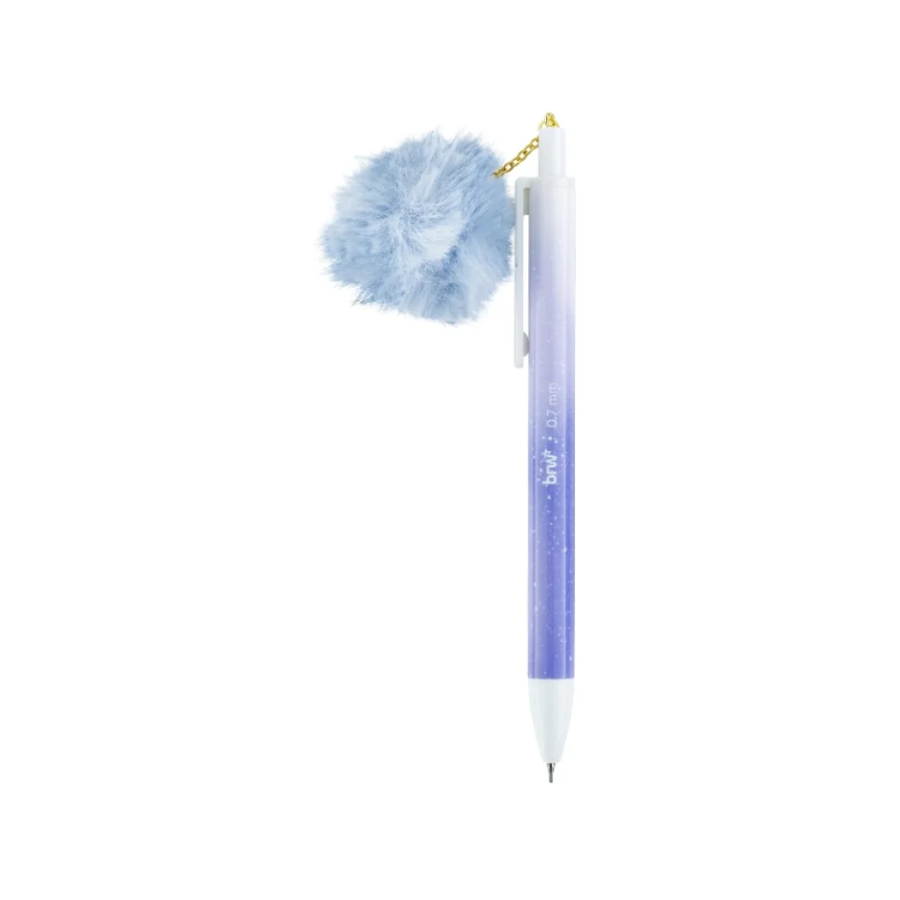LAPISEIRA 0.7 MM PLÁSTICA POMPOM CORES SORTIDAS LP1713 BRW