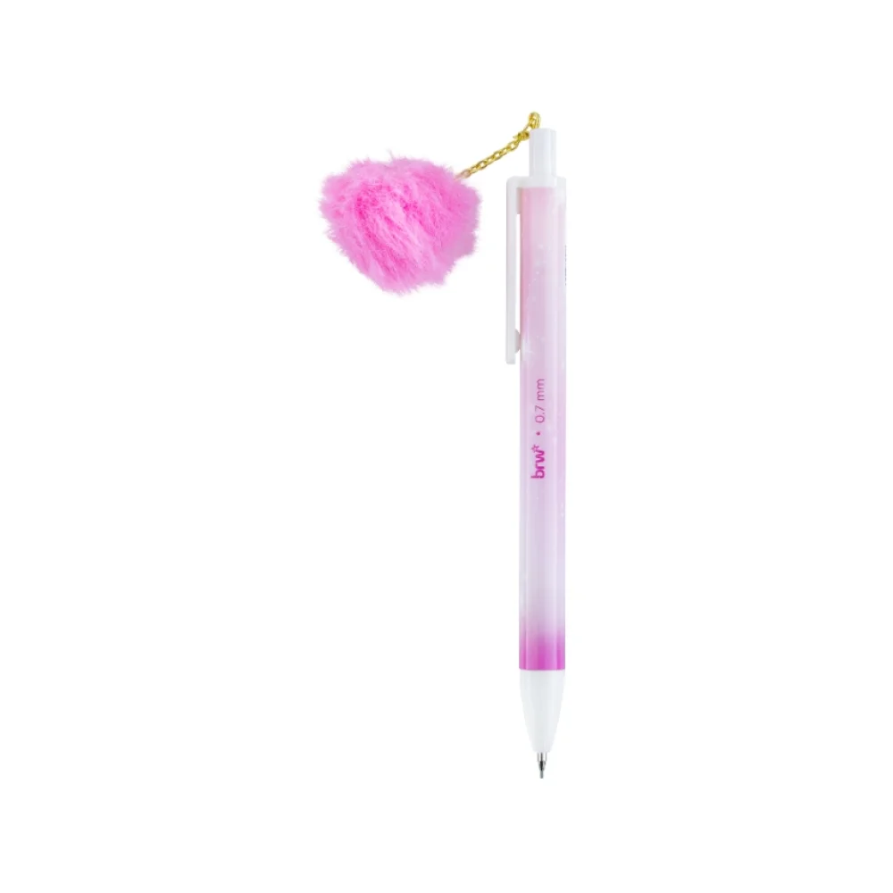 LAPISEIRA 0.7 MM PLÁSTICA POMPOM CORES SORTIDAS LP1713 BRW