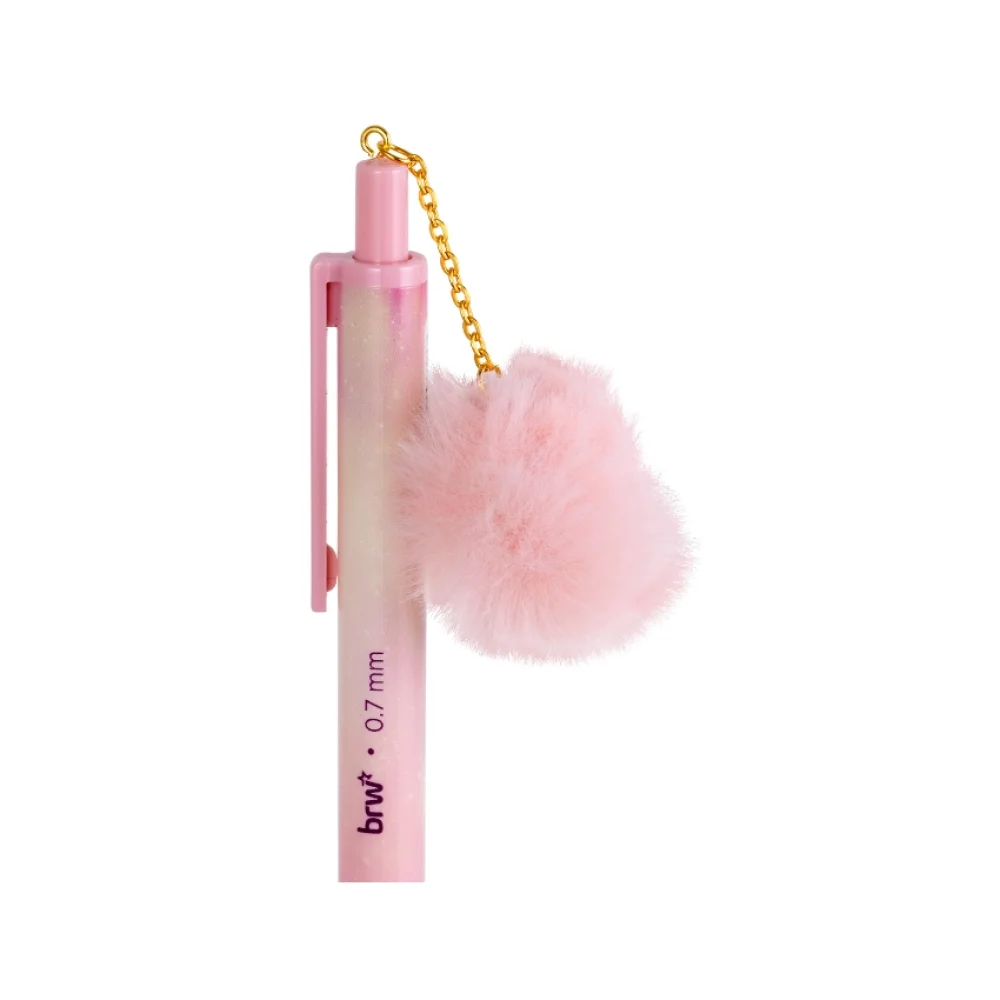 LAPISEIRA 0.7 MM PLÁSTICA POMPOM CORES SORTIDAS LP1713 BRW
